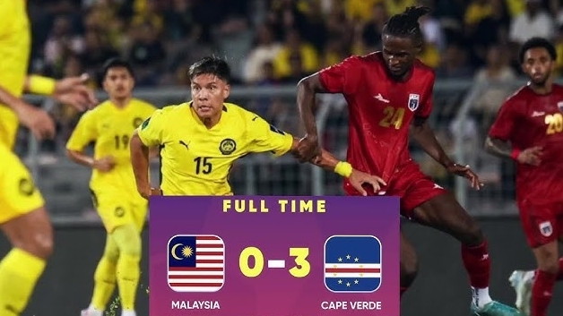 Malaysia thua trận trước gặp Việt Nam