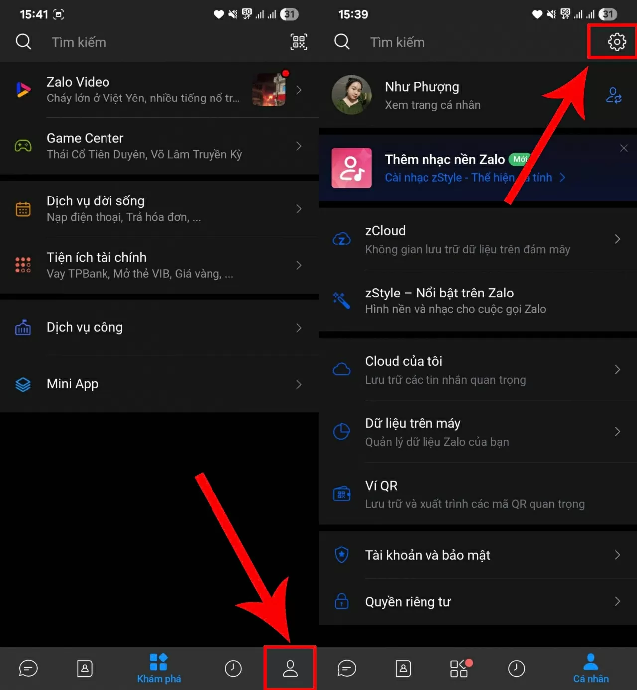 Mở ứng dụng Zalo trên điện thoại. Mở ứng dụng Zalo trên điện thoại.
