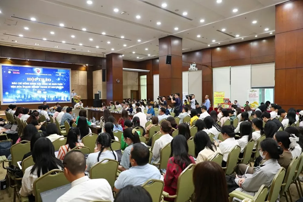 Diễn đàn truyền cảm hứng về các giá trị văn hóa doanh nghiệp Báo chí đồng hành xây dựng và phát triển văn hóa doanh nghiệp trong kỷ nguyên mới