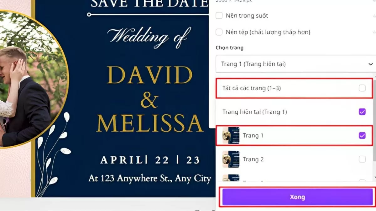 Tối ưu dung lượng thiết kế.