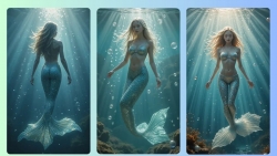 Cách tạo trend nàng tiên cá AI Mermaid siêu HOT trên TikTok đơn giản