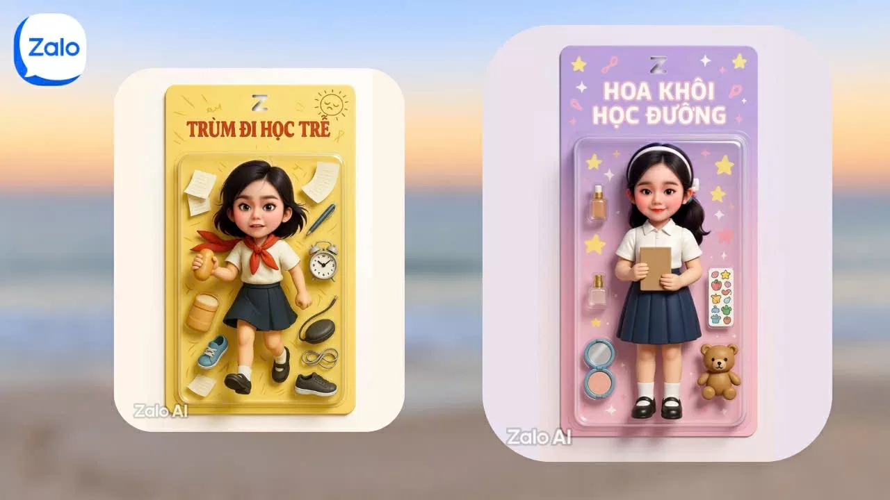 Cách tạo ảnh thẻ đồ chơi tuổi học trò bằng Zalo AI đơn giản. Cách tạo ảnh thẻ đồ chơi tuổi học trò bằng Zalo AI đơn giản.