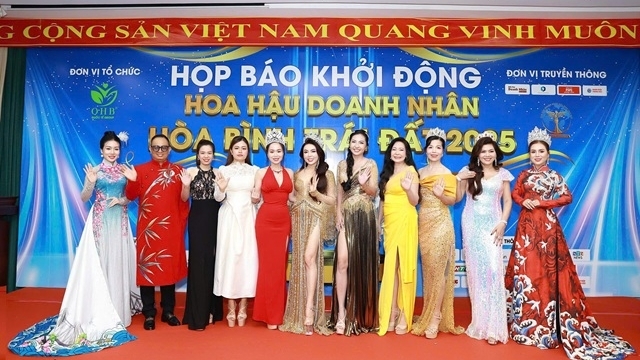 Khởi động cuộc thi Hoa hậu Doanh nhân hòa bình Trái đất 2025