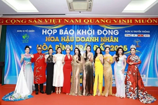 Khởi động cuộc thi Hoa hậu Doanh nhân hòa bình Trái đất 2025 Khởi động cuộc thi Hoa hậu Doanh nhân hòa bình Trái đất 2025