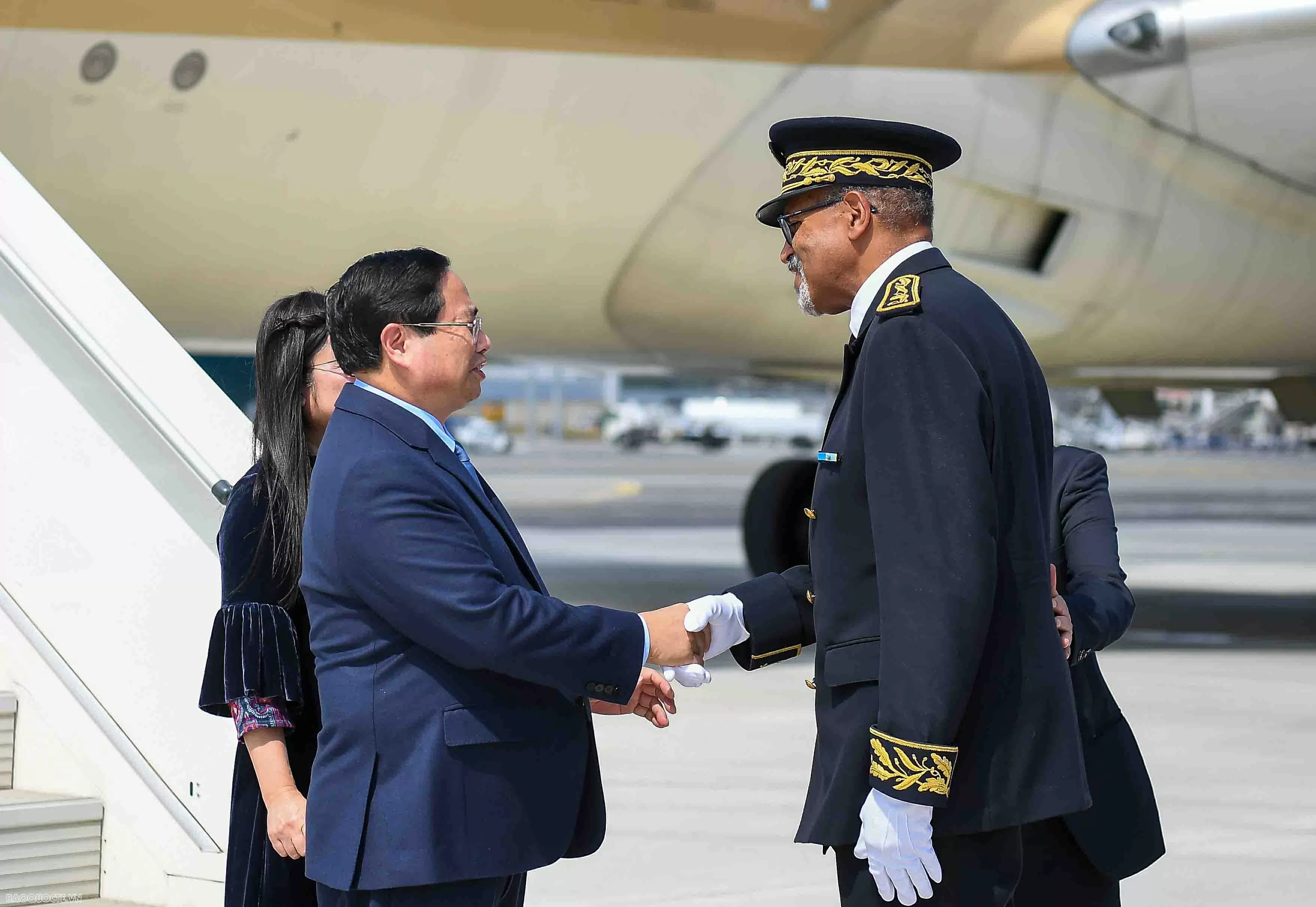 Thủ tướng Phạm Minh Chính và Phu nhân đến Nice, bắt đầu chuyến công tác tại Pháp