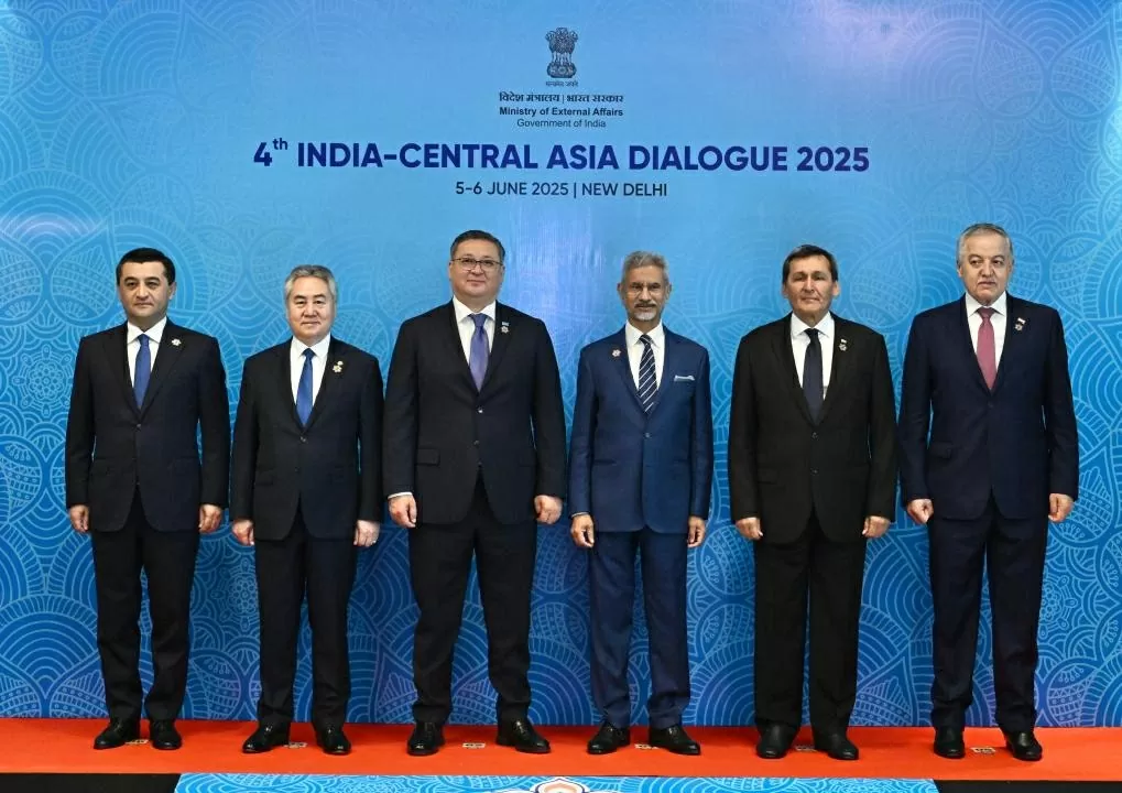 Các Ngoại trưởng tham dự Đối thoại Trung Á-Ấn Độ lần thứ tư tại New Delhi, ngày 6/6/2025. (Nguồn: Bộ Ngoại giao Kazakhstan) Các Ngoại trưởng tham dự Đối thoại Trung Á-Ấn Độ lần thứ tư tại New Delhi, ngày 6/6/2025. (Nguồn: Bộ Ngoại giao Kazakhstan)