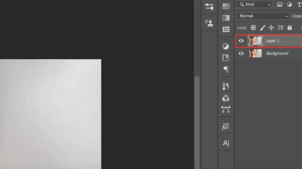 Nhân đôi layer ảnh. Nhân đôi layer ảnh.