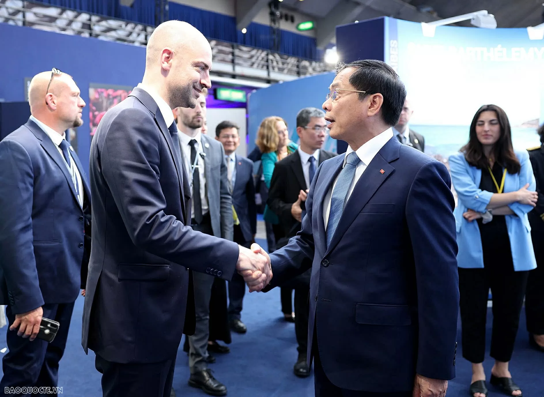 Bộ trưởng Ngoại giao Pháp cảm ơn Việt Nam ủng hộ và tham gia tích cực vào Hội nghị UNOC 3 Bộ trưởng Ngoại giao Pháp cảm ơn Việt Nam ủng hộ và tham gia tích cực vào Hội nghị UNOC 3