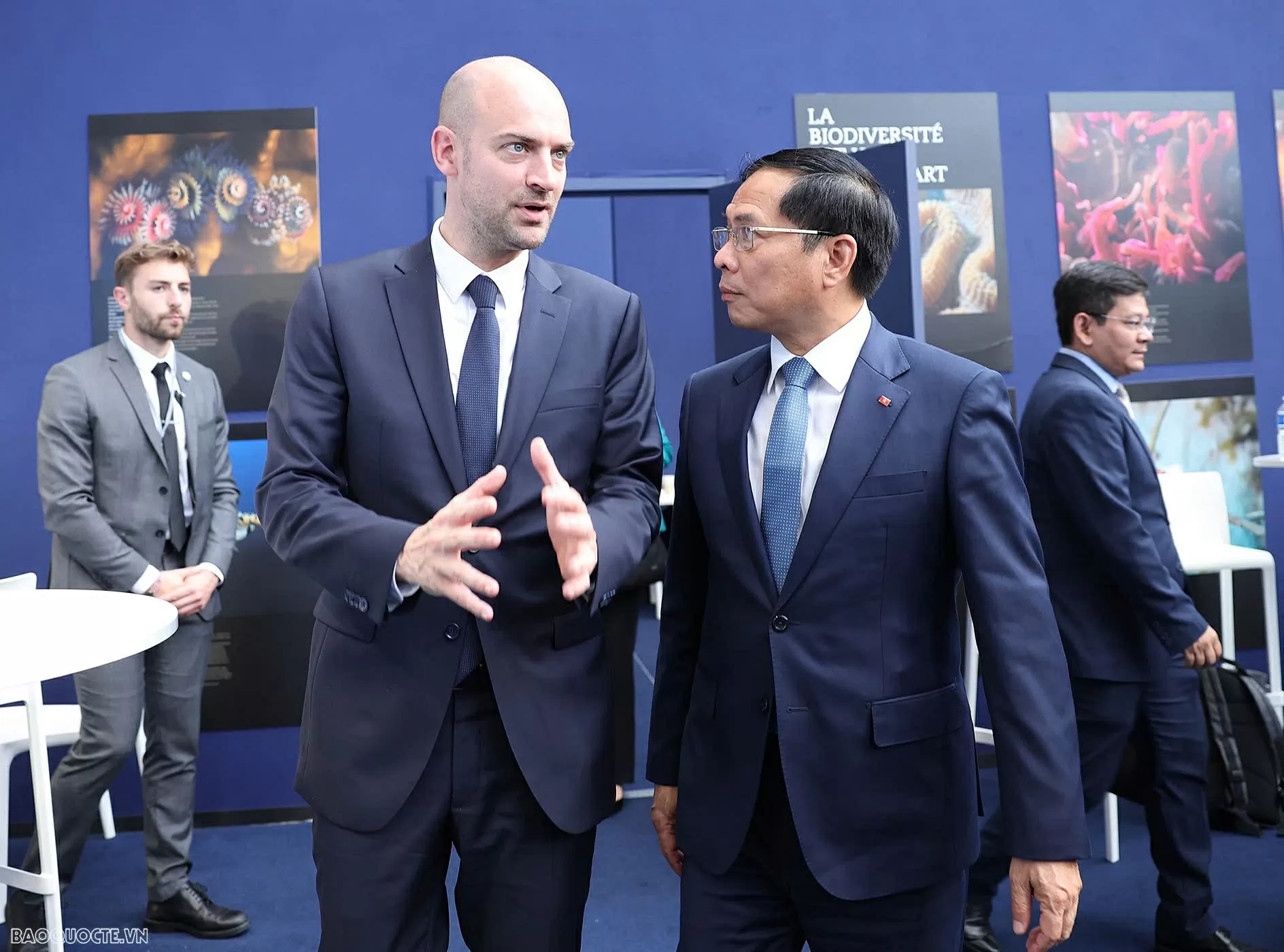 Bộ trưởng Ngoại giao Pháp cảm ơn Việt Nam ủng hộ và tham gia tích cực vào Hội nghị UNOC 3