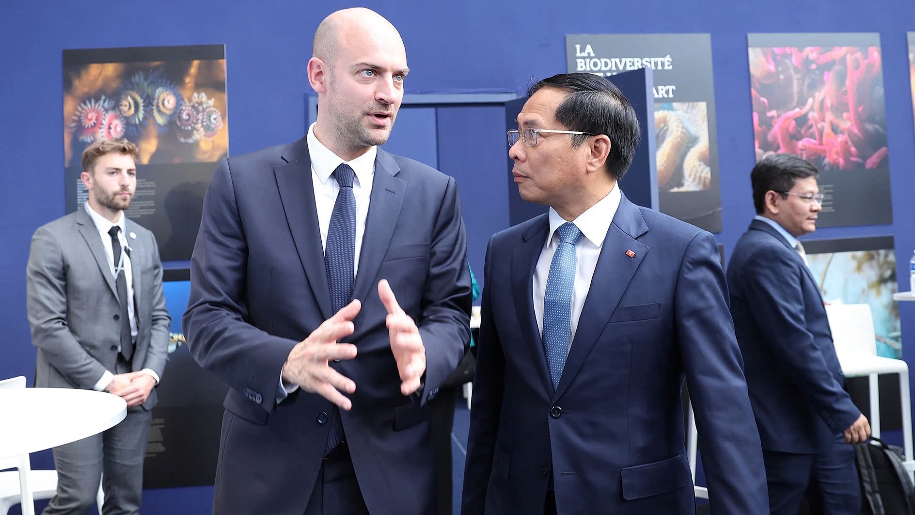 Bộ trưởng Ngoại giao Pháp cảm ơn Việt Nam ủng hộ và tham gia tích cực vào Hội nghị Đại dương Liên hợp quốc lần thứ 3