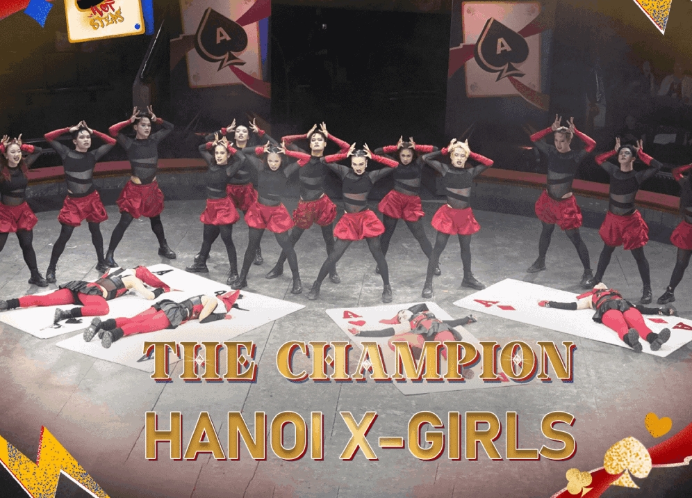 HANOIXGIRLS NEXT GEN xuất sắc ghi tên ở ngôi vị cao nhất tại đên Chung kết HOTSTEPS 2025