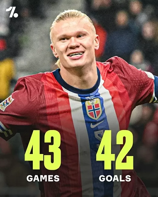 Haaland ghi bàn như máy ở đội tuyển quốc gia Haaland ghi bàn như máy ở đội tuyển quốc gia