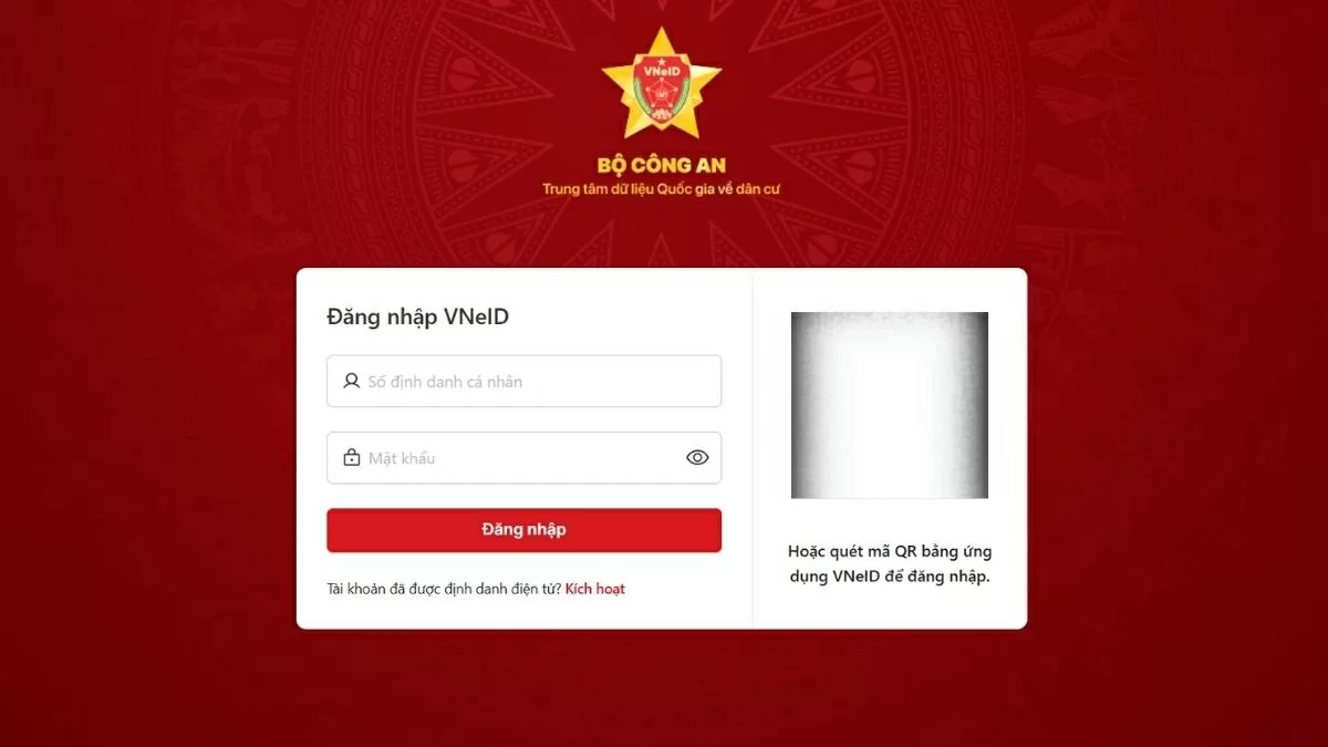 Đăng nhập bằng thông tin cá nhân. Đăng nhập bằng thông tin cá nhân.