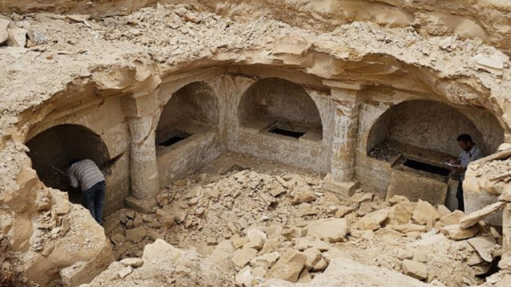 Syria: Phát hiện tàn tích quần thể mộ cổ, niên đại hơn 1.500 năm