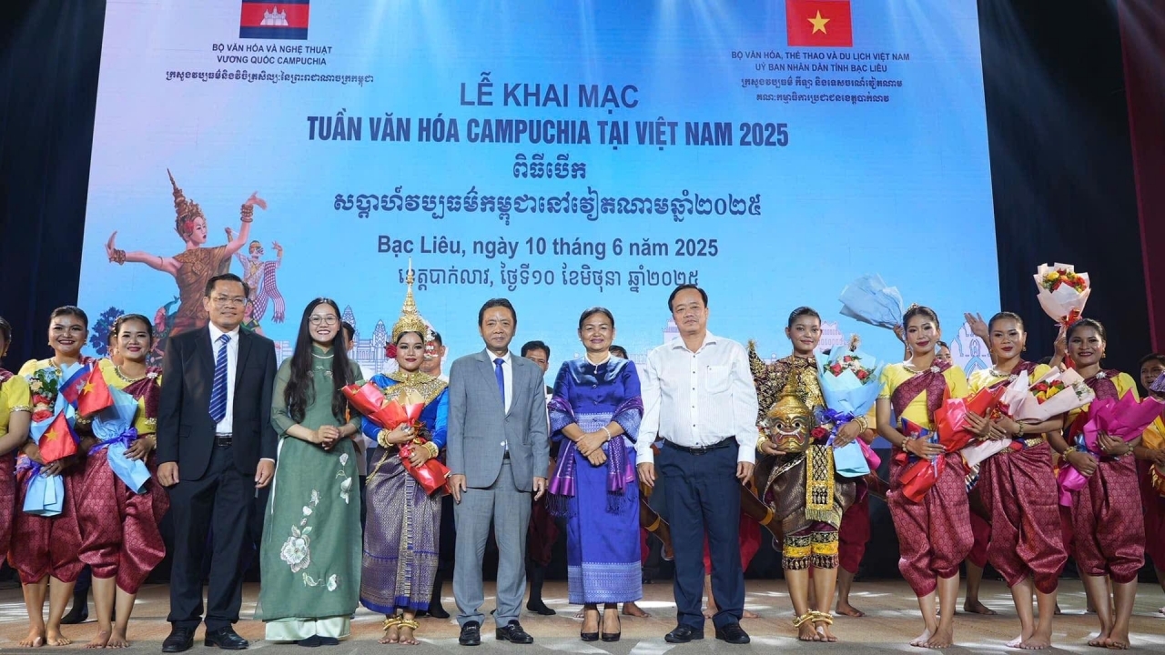 Tuần văn hóa Campuchia tại Việt Nam 2025 truyền tải thông điệp về quan hệ hữu nghị láng giềng