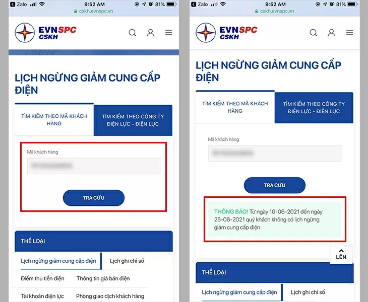 Tra cứu lịch cúp điện trên ứng dụng EVN. Tra cứu lịch cúp điện trên ứng dụng EVN.