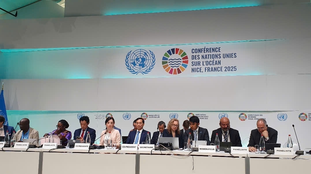 Phó Thủ tướng, Bộ trưởng Ngoại giao Bùi Thanh Sơn đồng chủ trì phiên thảo luận tại Hội nghị Liên hợp quốc về Đại dương