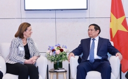 Thủ tướng Phạm Minh Chính tiếp lãnh đạo các tập đoàn hàng đầu của Pháp