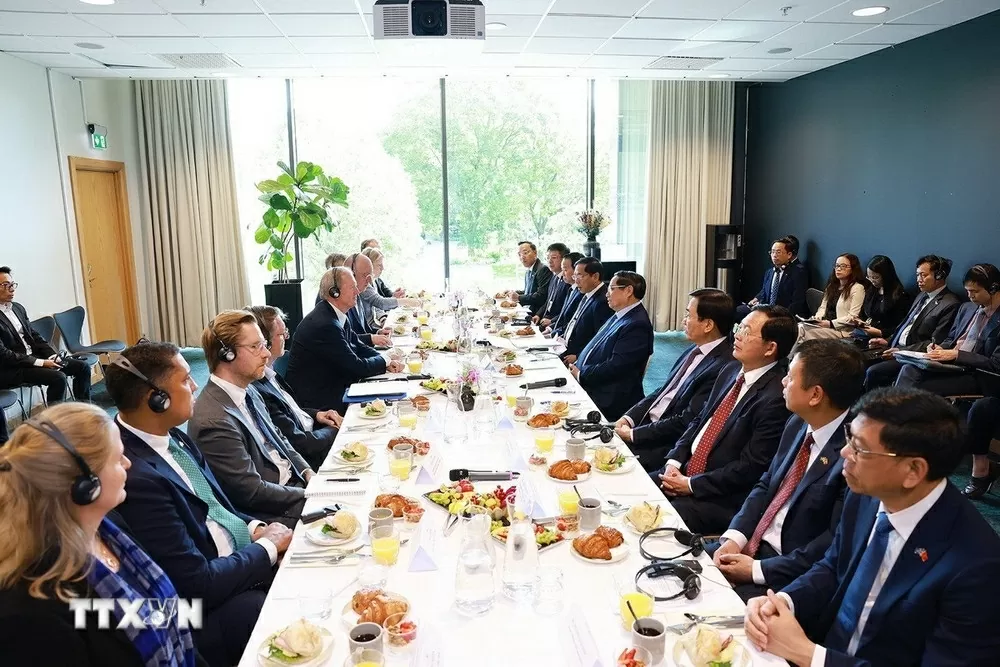 Thủ tướng Phạm Minh Chính mời các doanh nghiệp Thuỵ Điển đầu tư vào vùng sâu, vùng xa của Việt Nam