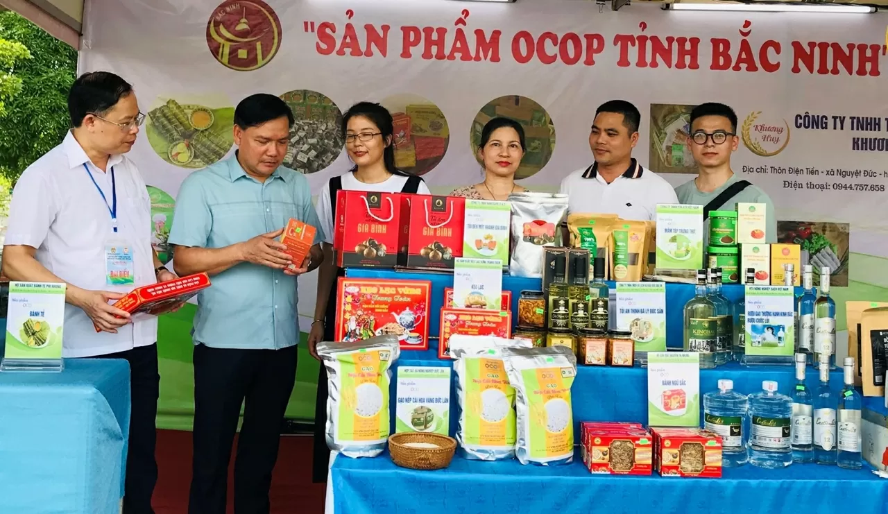 Sản phẩm OCOP Bắc Ninh được người dân tin tưởng, lựa chọn. (Ảnh: HT)