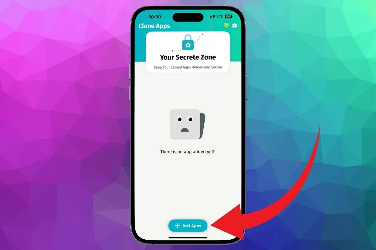 Nhấn biểu tượng dấu “+”. Nhấn biểu tượng dấu “+”.