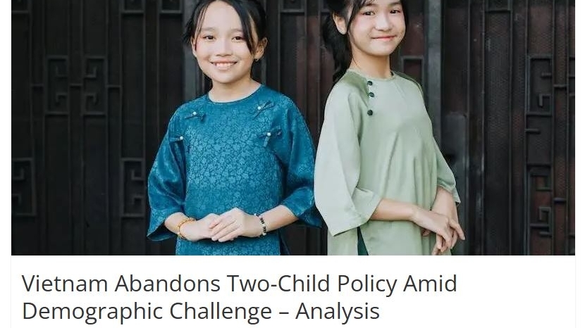 Học giả Ấn Độ: Việt Nam điều chỉnh chính sách sinh con trước sức ép nhân khẩu học