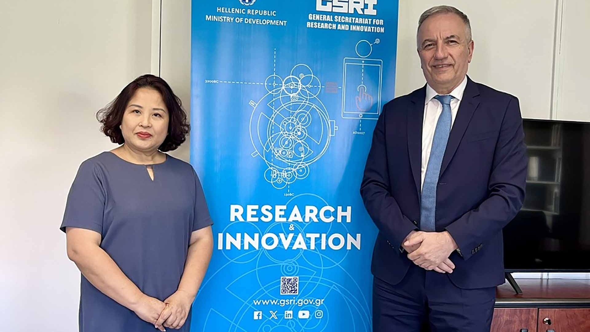 Việt Nam-Hy Lạp đẩy mạnh hợp tác trong nghiên cứu, ứng dụng phát triển công nghệ và đổi mới sáng tạo