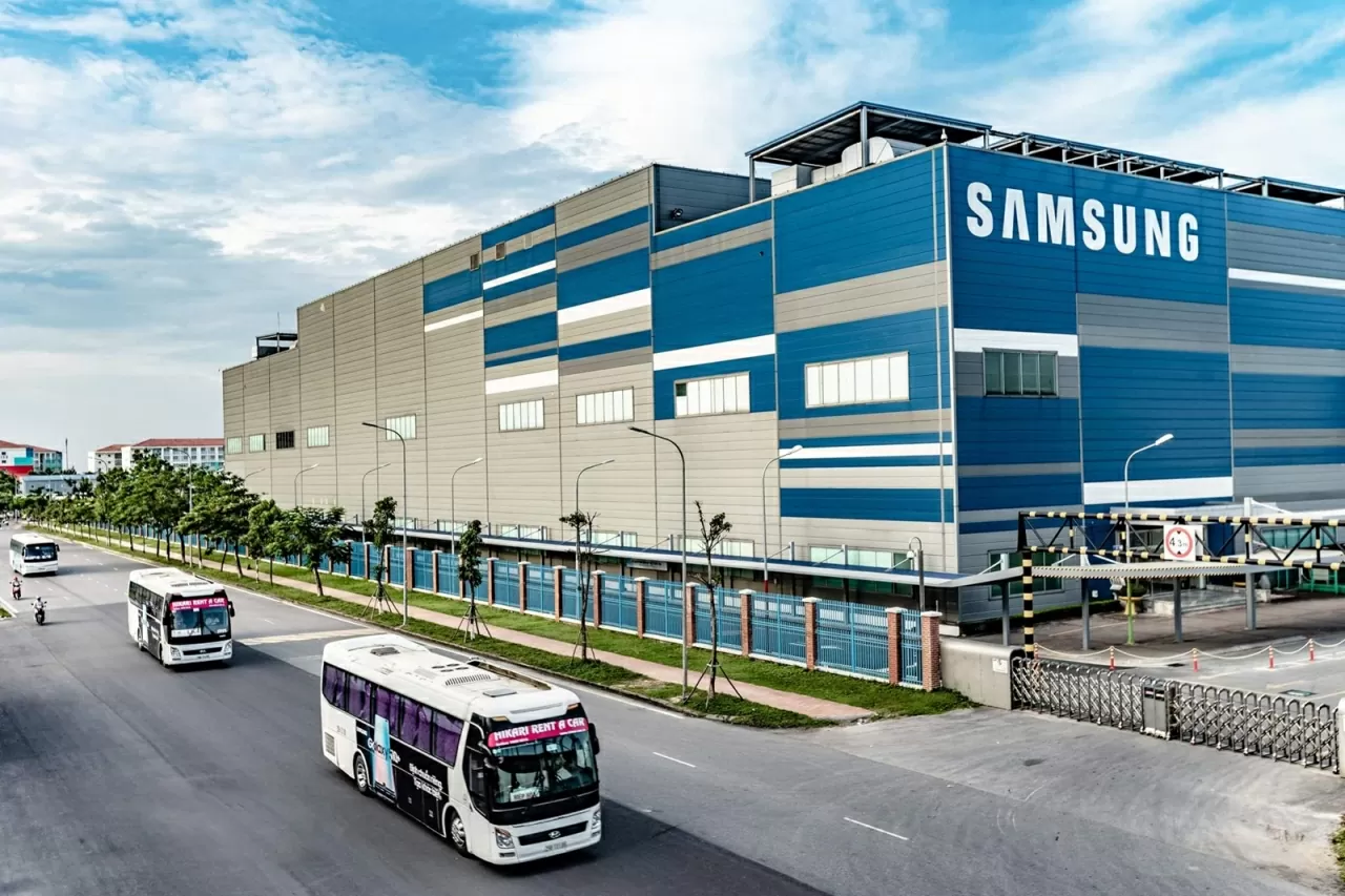 Nhà máy Samsung Bắc Ninh. (Nguồn: VGP) Nhà máy Samsung Bắc Ninh. (Nguồn: VGP)