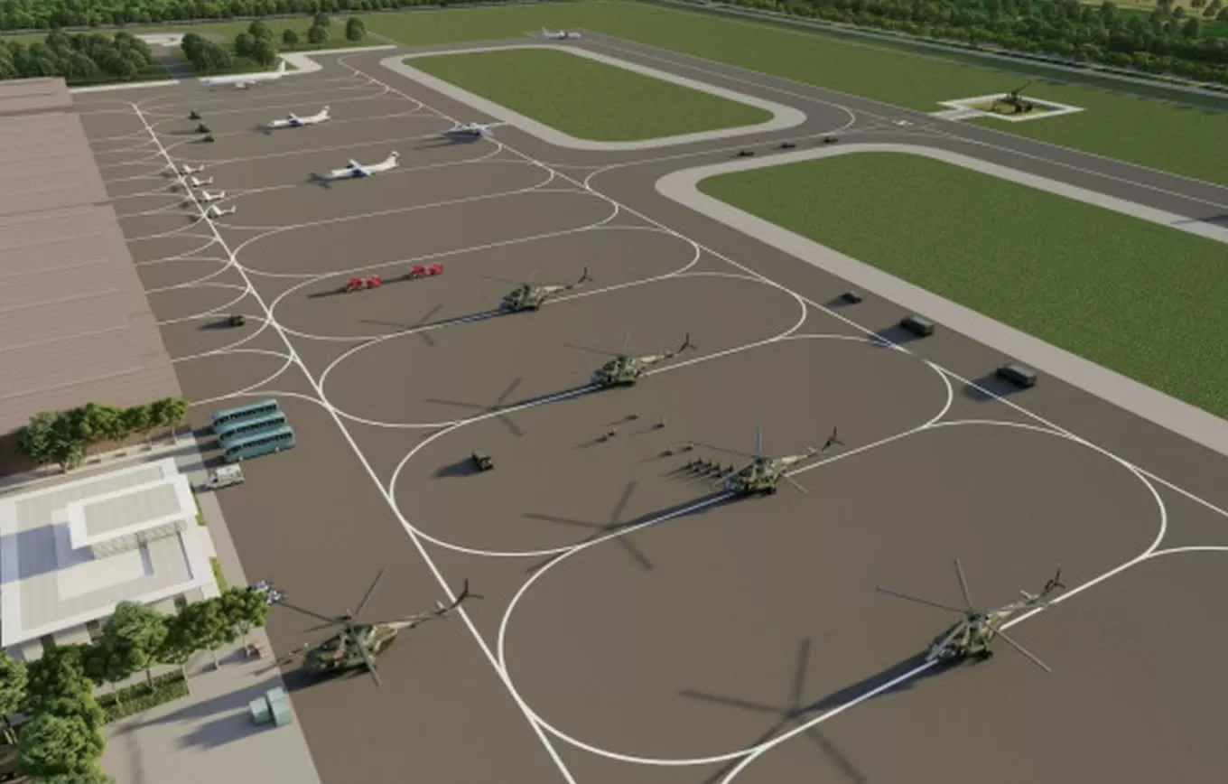 Phối cảnh sân bay Gia Bình. (Nguồn: Sungroup). Phối cảnh sân bay Gia Bình. (Nguồn: Sungroup).