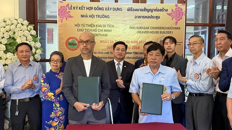 Khởi công xây dựng Nhà đa năng trong quần thể Khu di tích Chủ tịch Hồ Chí Minh tại Thái Lan