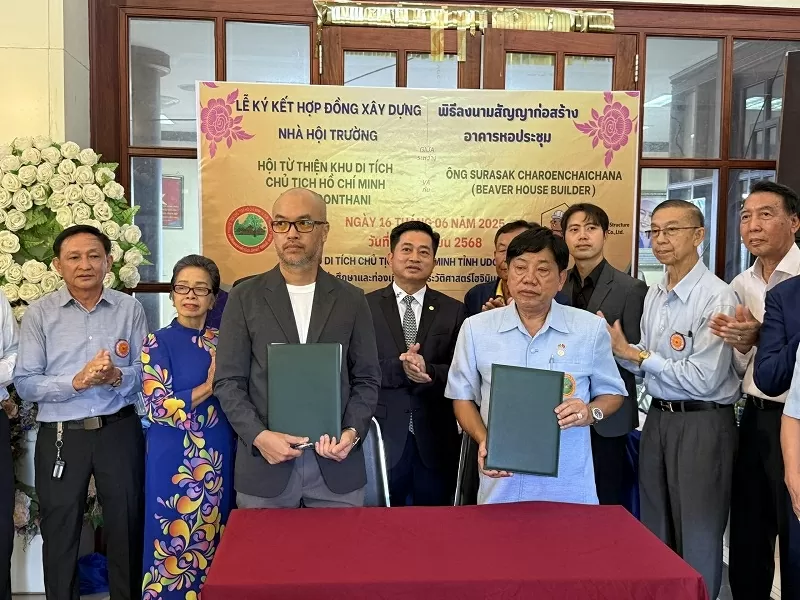 Khởi công xây dựng Nhà đa năng trong quần thể Khu di tích Chủ tịch Hồ Chí Minh tại Thái Lan Khởi công xây dựng Nhà đa năng trong quần thể Khu di tích Chủ tịch Hồ Chí Minh tại Thái Lan