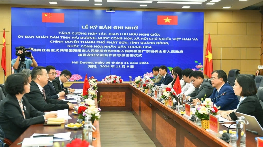 Hải Dương viết câu chuyện tương lai cùng thắng với các đối tác Trung Quốc