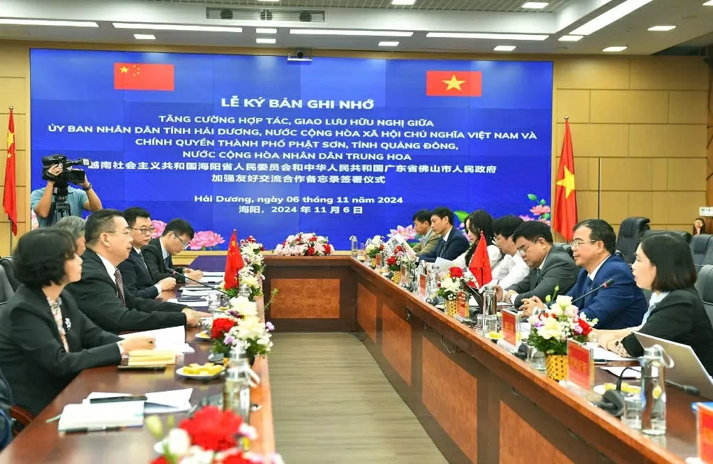Hải Dương viết câu chuyện tương lai cùng thắng với các đối tác Trung Quốc