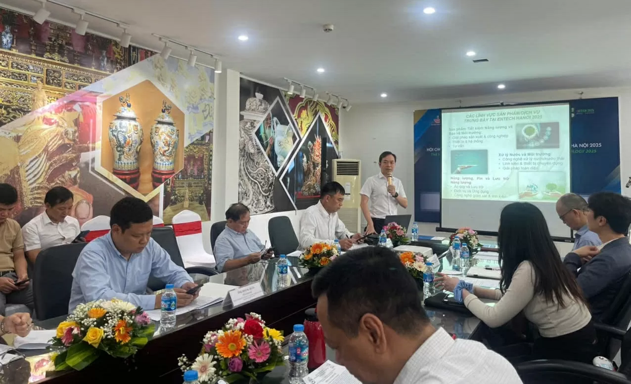 Hơn 200 doanh nghiệp trong lĩnh vực công nghệ năng lượng và môi trường tham dự ENTECH HANOI 2025