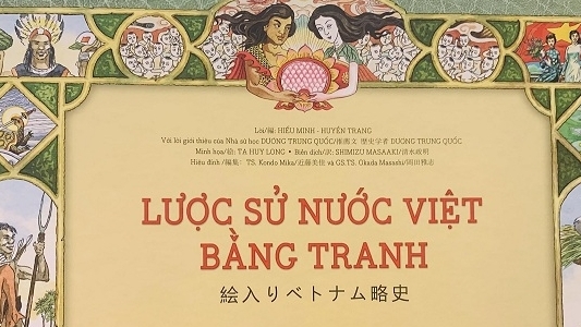 Xuất bản 'Lược sử nước Việt bằng tranh' phiên bản song ngữ Việt-Nhật