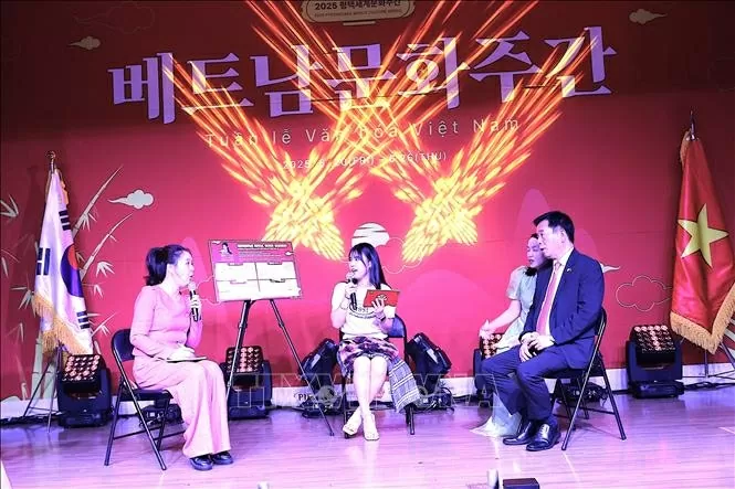 Lần đầu tiên thành phố xứ Hàn “khoác áo Việt” trong Tuần lễ Văn hóa Lần đầu tiên thành phố xứ Hàn “khoác áo Việt” trong Tuần lễ Văn hóa