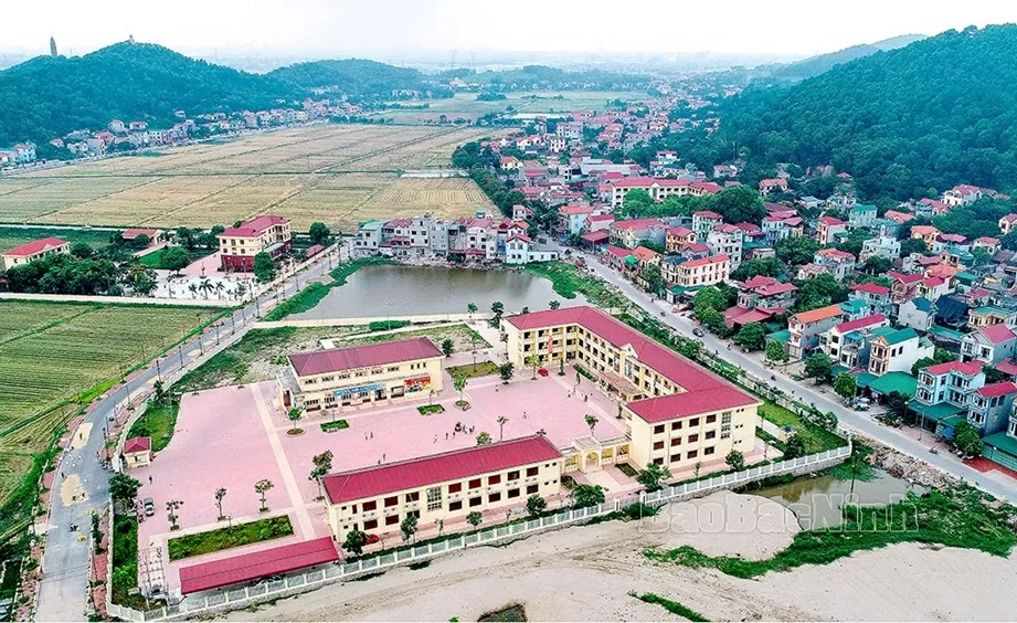 Cơ sở hạ tầng nông thôn xã Phật Tích được xây dựng khang trang. (Nguồn: Báo Bắc Ninh) Cơ sở hạ tầng nông thôn xã Phật Tích được xây dựng khang trang. (Nguồn: Báo Bắc Ninh)