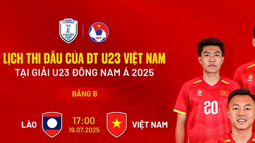 Lịch thi đấu của đội tuyển U23 Việt Nam và giải vô địch U23 Đông Nam Á 2025