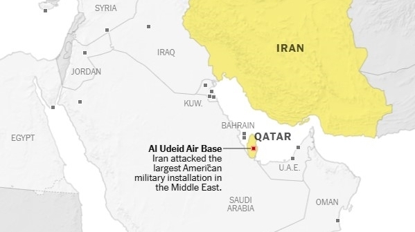 Nóng: Iran tấn công căn cứ quân sự lớn nhất của Mỹ ở Trung Đông