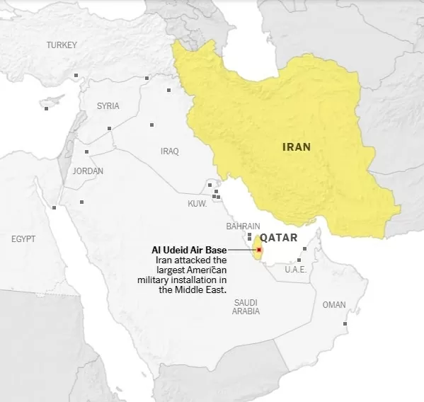 Nóng: Iran tấn công căn cứ quân sự lớn nhất của Mỹ ở Trung Đông Nóng: Iran tấn công căn cứ quân sự lớn nhất của Mỹ ở Trung Đông