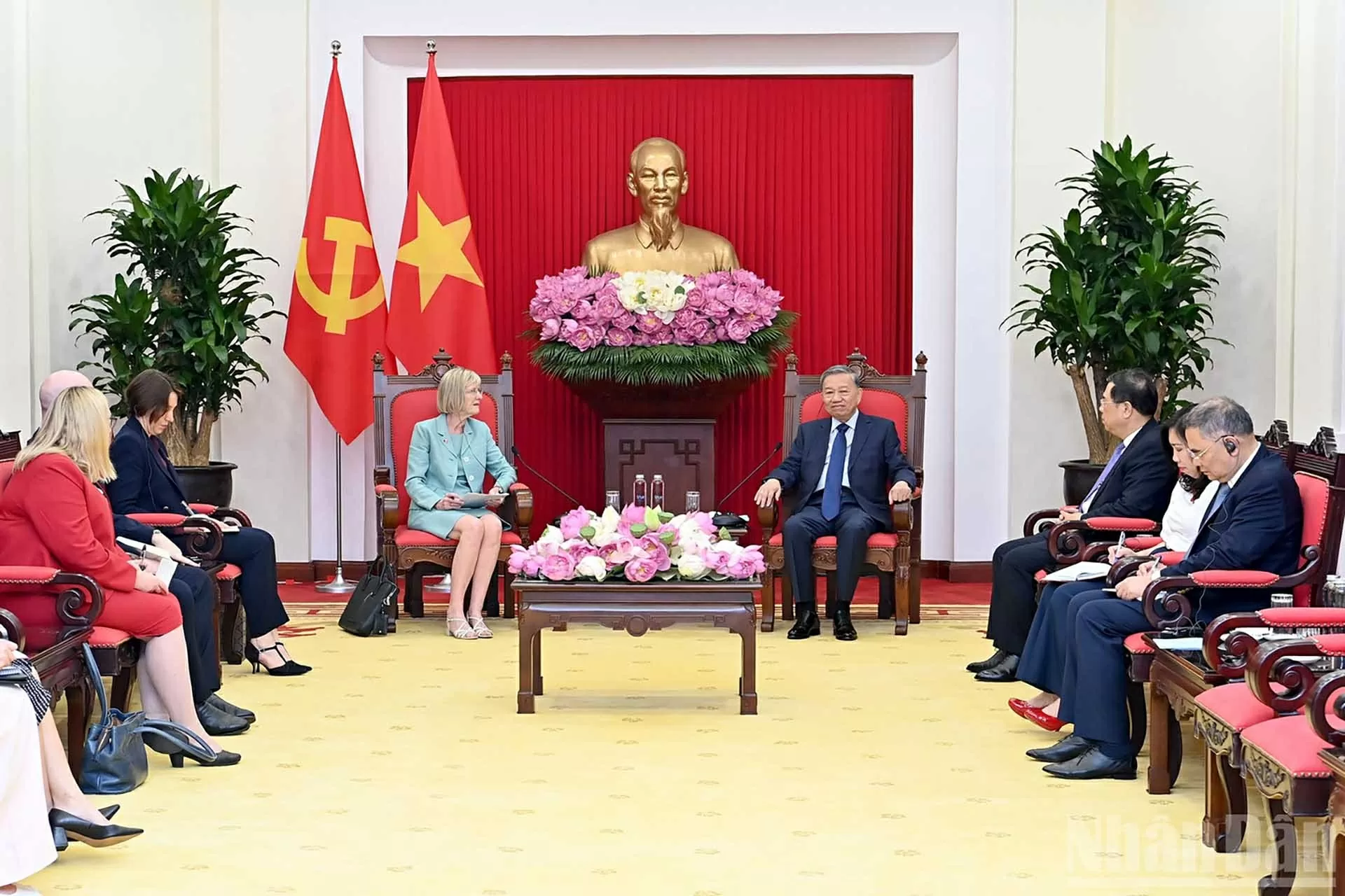 Tổng Bí thư Tô Lâm tiếp Đại sứ Australia Gillian Bird nhân dịp bắt đầu nhiệm kỳ tại Việt Nam