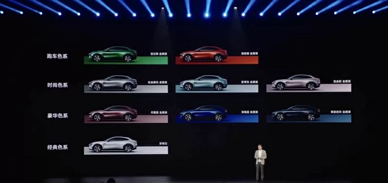 Xiaomi YU7 có 9 màu sắc ngoại thất Xiaomi YU7 có 9 màu sắc ngoại thất