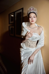 Sao Việt: Hoa hậu Huỳnh Thị Thanh Thủy cuốn hút với đầm dạ hội