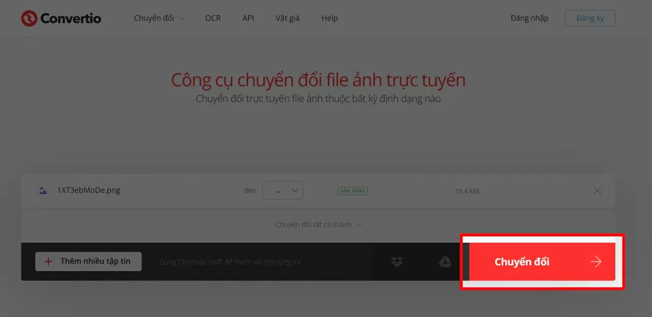Nhấn vào nút Sửa lỗi không tải được ảnh lên Canva đơn giản nhất