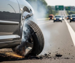 Nổ lốp xe ô tô có được bảo hiểm chi trả không?