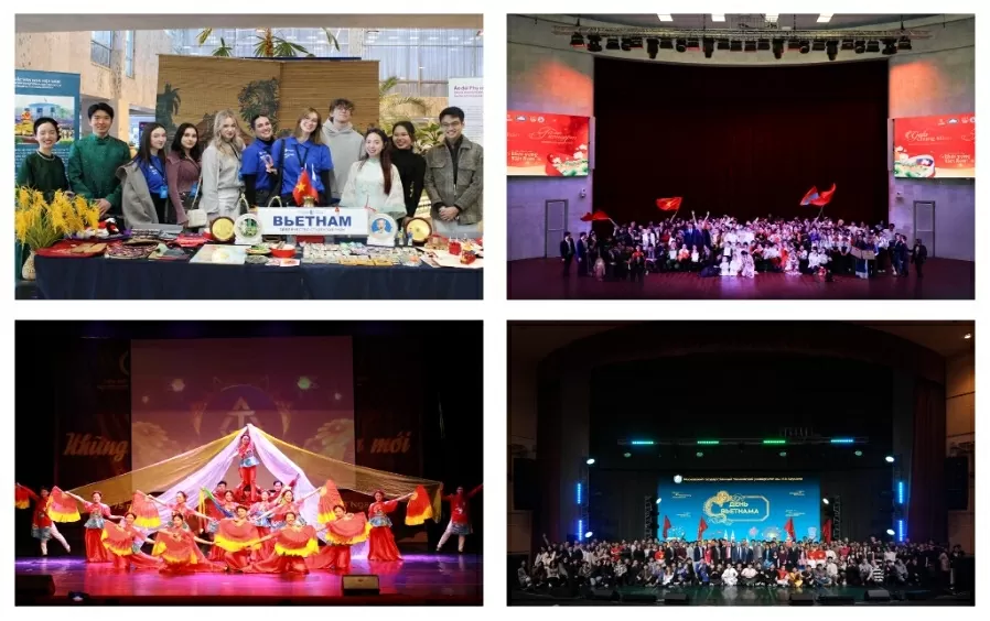 Sinh viên Việt Nam tại Nga lan tỏa văn hóa dân tộc qua chuỗi hoạt động đối ngoại, hội nhập quốc tế. Sinh viên Việt Nam tại Nga lan tỏa văn hóa dân tộc qua chuỗi hoạt động đối ngoại, hội nhập quốc tế.