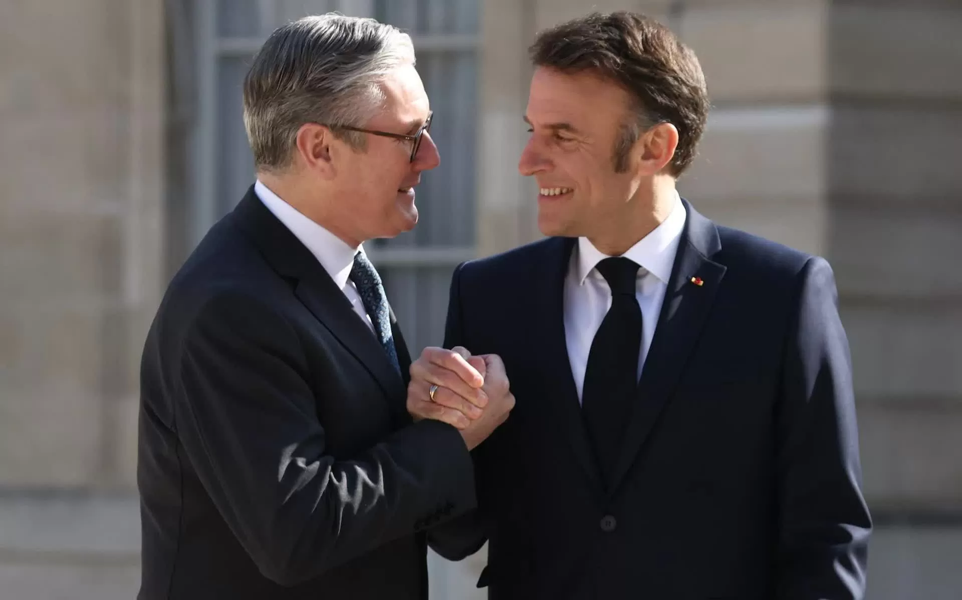 Tổng thống Pháp Emmanuel Macron sẽ có mặt tại Vương quốc Anh trong chuyến thăm cấp nhà nước kéo dài ba ngày vào tuần tới, bao gồm một cuộc gặp thượng đỉnh với Thủ tướng Keir Starmer. (Nguồn: Getty Tổng thống Pháp Emmanuel Macron sẽ có mặt tại Vương quốc Anh trong chuyến thăm cấp nhà nước kéo dài ba ngày vào tuần tới, bao gồm một cuộc gặp thượng đỉnh với Thủ tướng Keir Starmer. (Nguồn: Getty