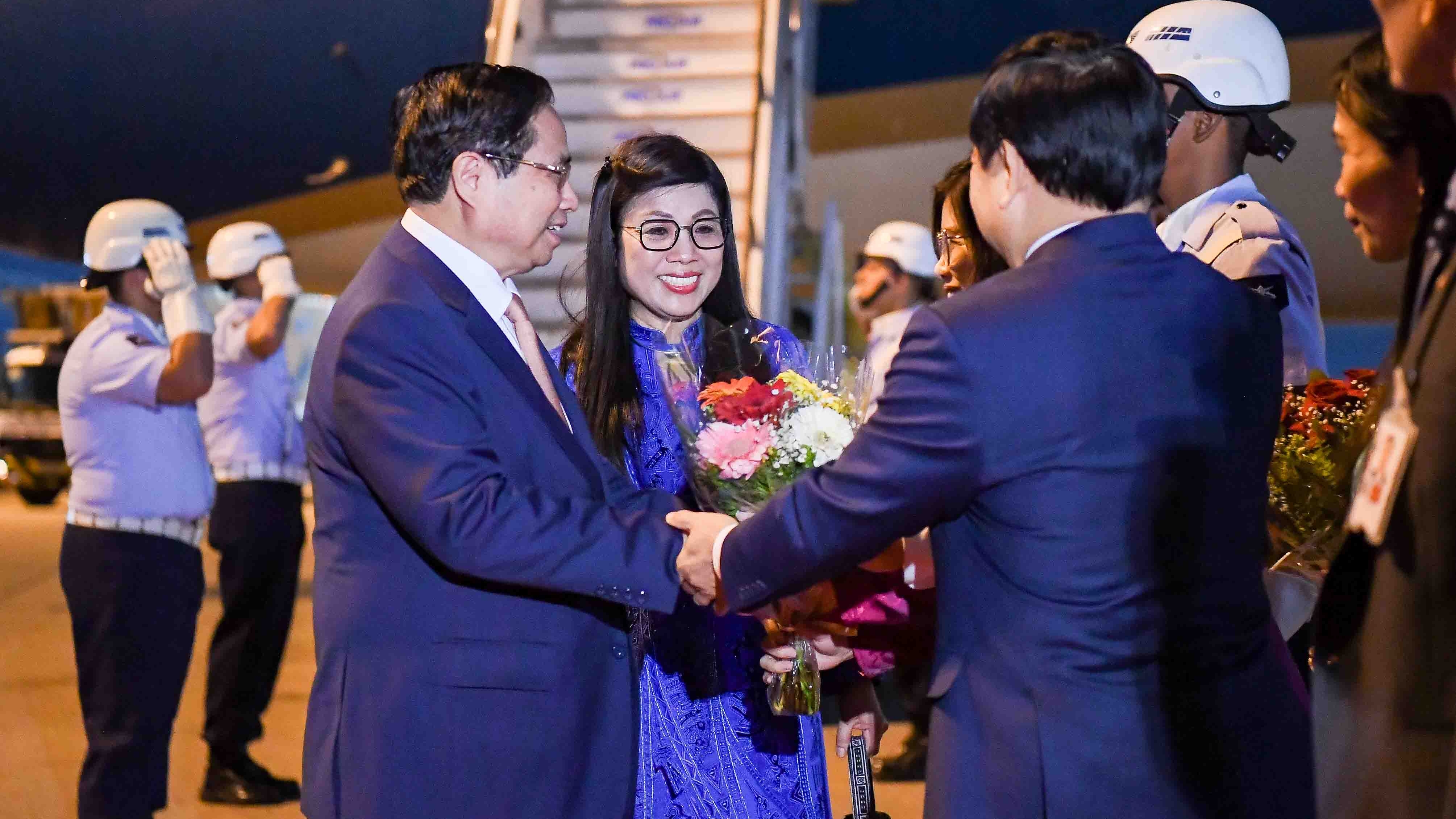 Thủ tướng Phạm Minh Chính và Phu nhân đến Rio de Janeiro, bắt đầu chuyến công tác tại Brazil