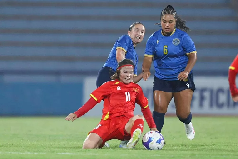 Toàn thắng vòng bảng, tuyển nữ Việt Nam giành vé dự VCK Asian Cup 2026 Toàn thắng vòng bảng, tuyển nữ Việt Nam giành vé dự VCK Asian Cup 2026