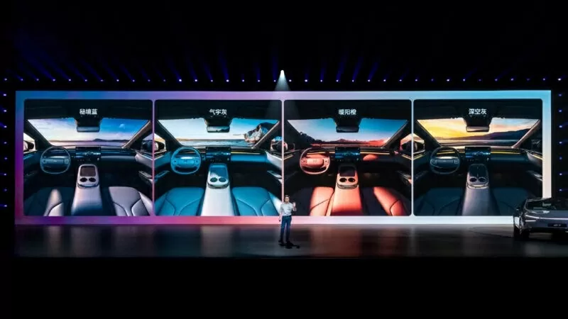 Xpeng G7 có 4 màu sắc nội thất Xpeng G7 có 4 màu sắc nội thất